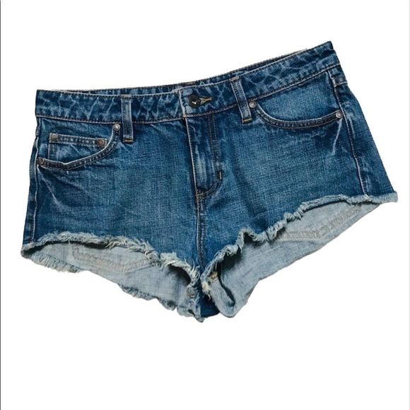 Free People Cutoff Jean Shorts size 27 - Picture 1 of 8
